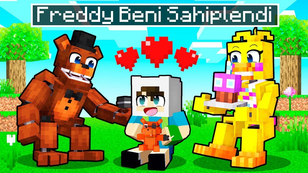 FNAF FREDDY FAZBEAR AİLESİ ⚠️ Minecraft