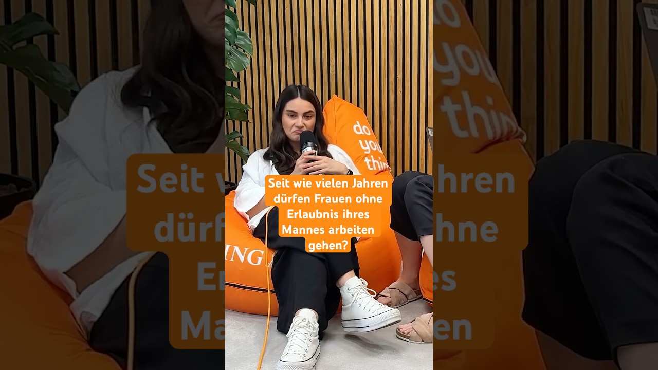 🤔 Seit wie vielen Jahren d&uuml;rfen Frauen ohne Erlaubnis ihres Mannes arbeiten gehen?