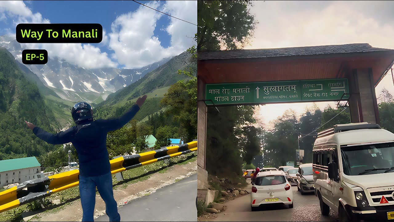 Kullu To Manali | Ladakh Ride 2025 | On The Way To Manali 🏍️