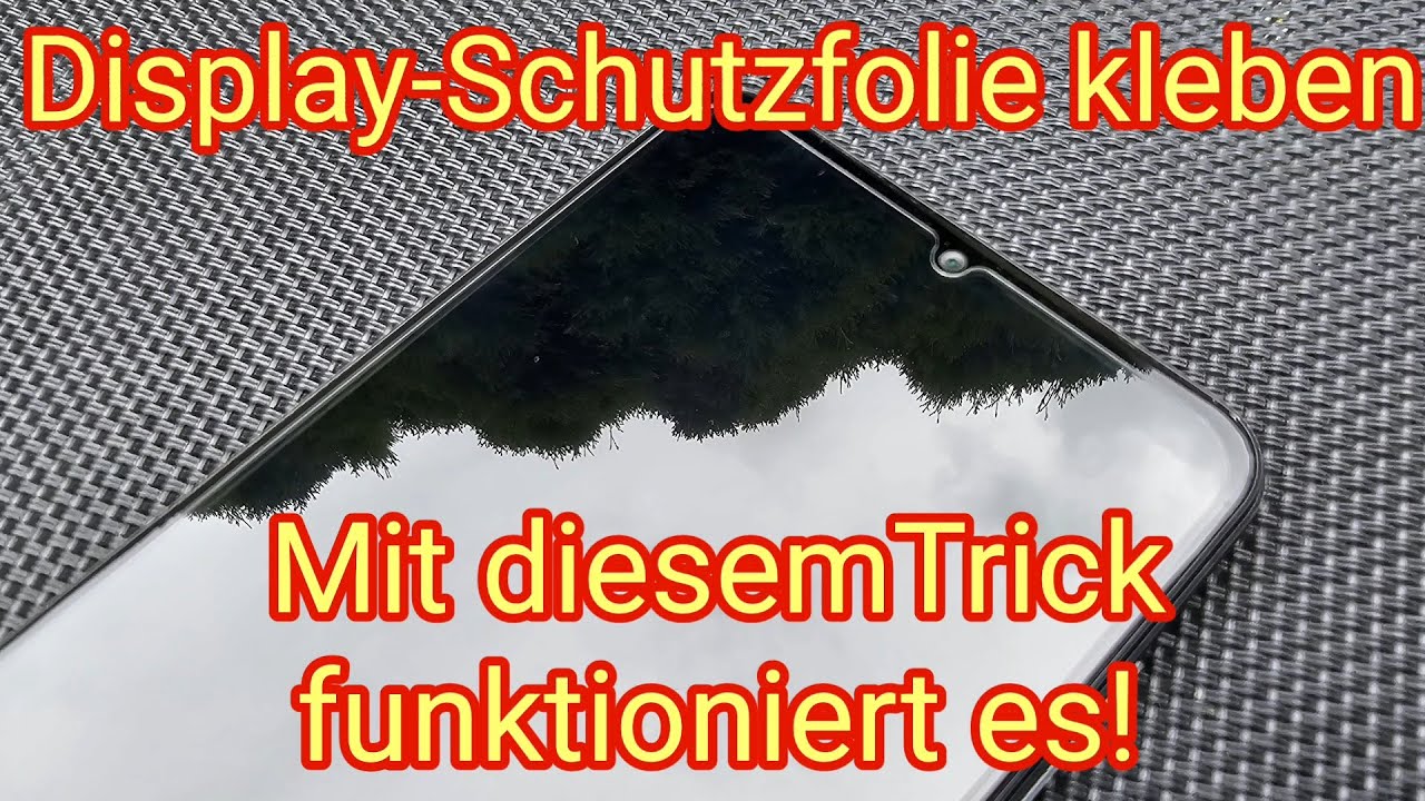 Anleitung: Panzerglas (Displayschutzfolie) richtig anbringen, Handy, Smartphone, Tablet