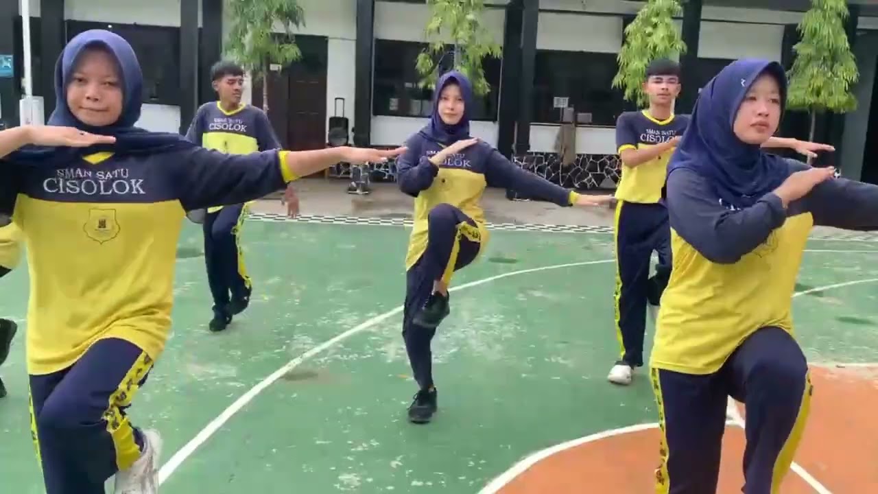 Ujian Praktik PJOK, Senam Kreasi Jangan Tunggu Lama lama. kelas 12.7