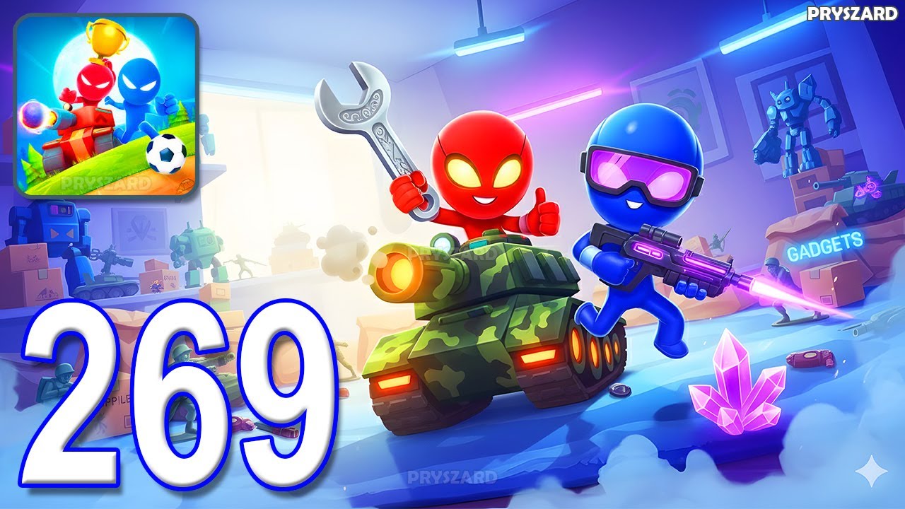 Stickman Party - Gameplay Part 269 Random Funny MiniGames 1 2 3 4 Plyer Free New Update Adventure
