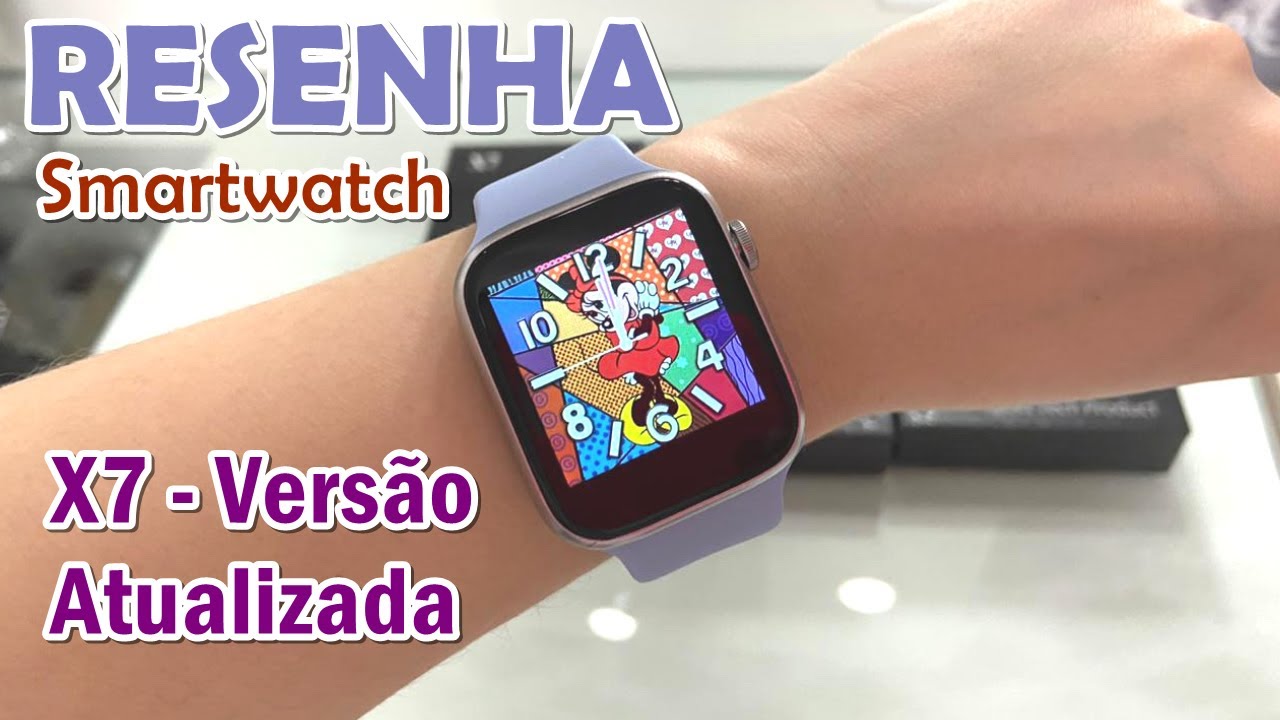 RESENHA SMARTWATCH X7 2020 BOM, BARATO E COMPLETO