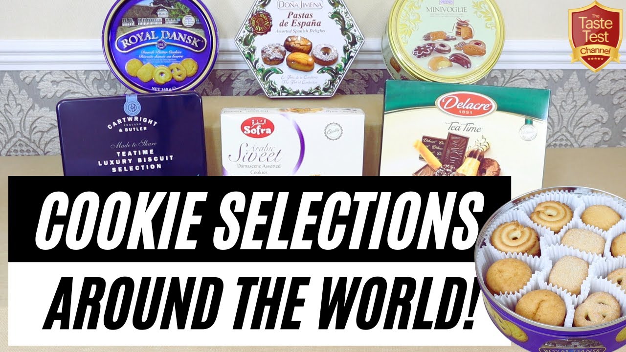LUXURY COOKIE SELECTIONS - GLOBAL TASTE TEST! | Cookies, Biscuits & Pastries from around the World!