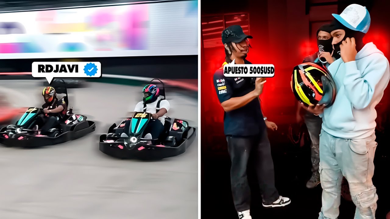 Carrerita de Go Kart con Amigos por 500$ Dolares - RDJavi