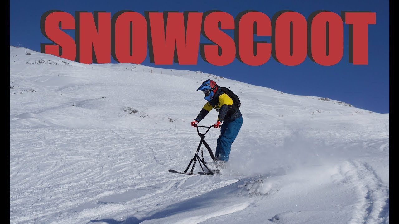 Mon nouveau Snowscoot Snowbaar - Unboxing et Test