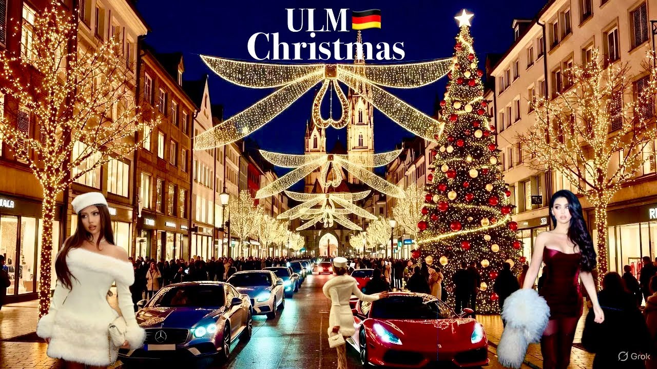 Ulm Christmas 2025 🎄✨ Magical Christmas Market Night & Day Walk | 4K