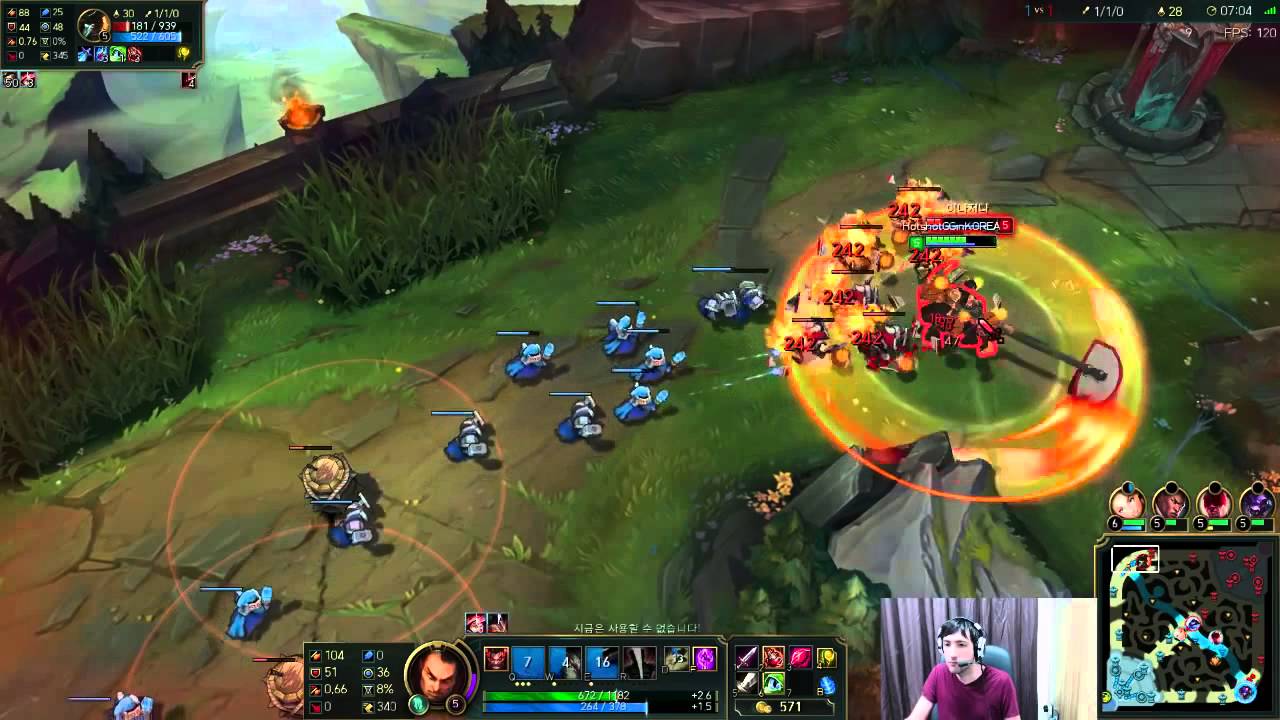 HotshotGG GETS DESTROYED BY KOREAN SILVER GANGPLANK!