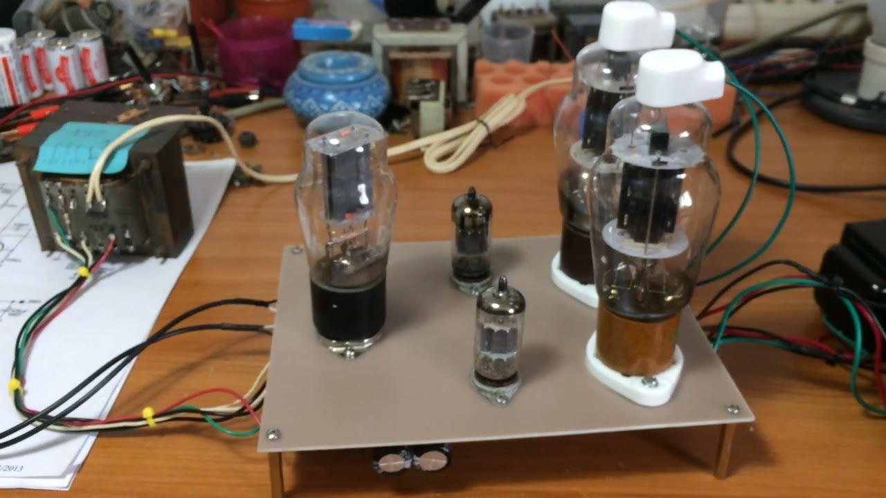 AMPLI 5Y3GB ECC82 807 STEREO