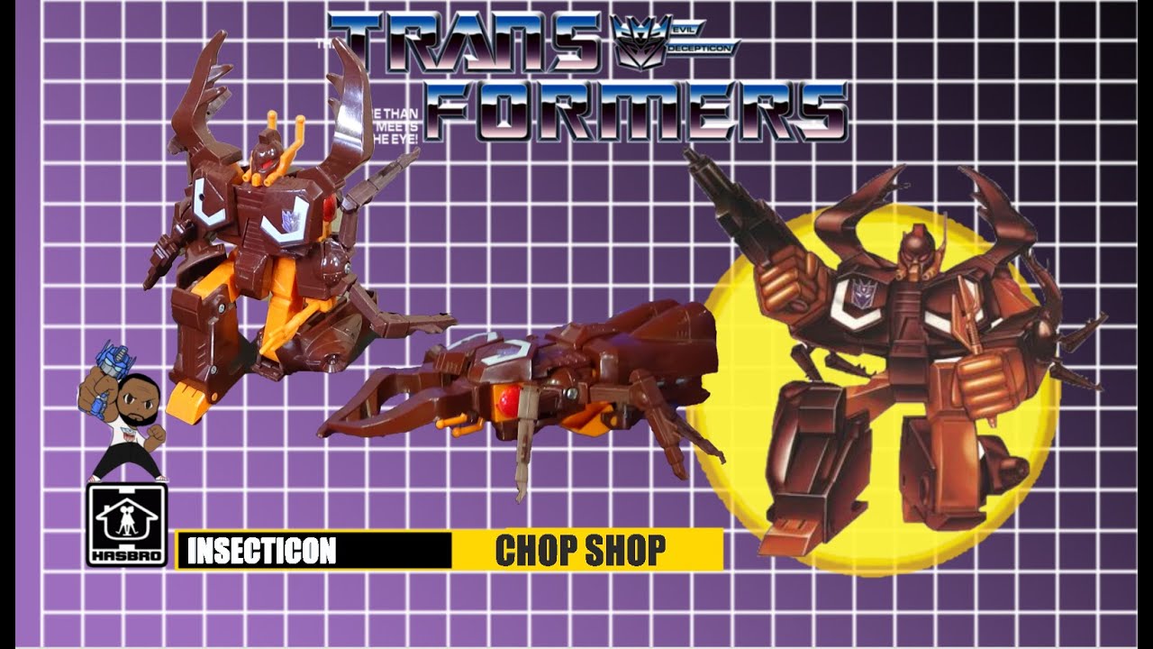 Transformers G1 Deluxe Insecticon Chop Shop Toy Review