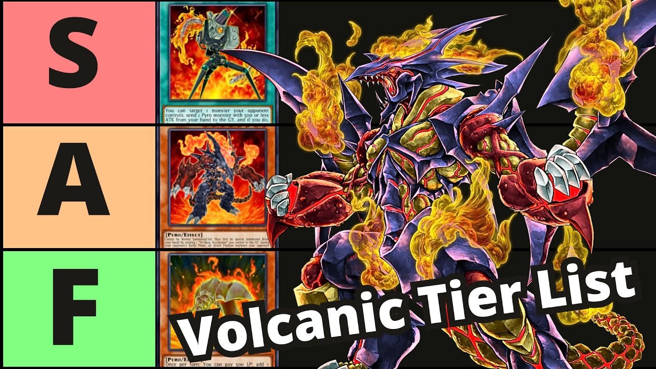 Игрок Volcanic оценивает каждую вулканическую карту Yugioh