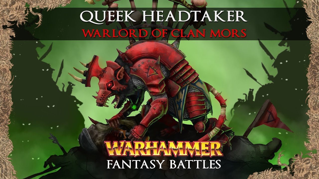 Warhammer Fantasy Lore: Queek Headtaker. - Made with Total War Warhammer 2