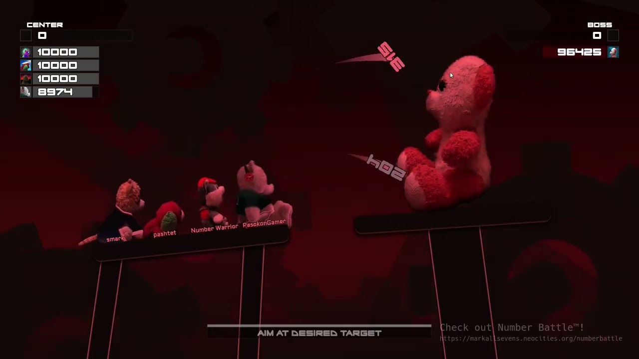 Number Battle&trade; Devlog - Cluster Thrown Numbers Test