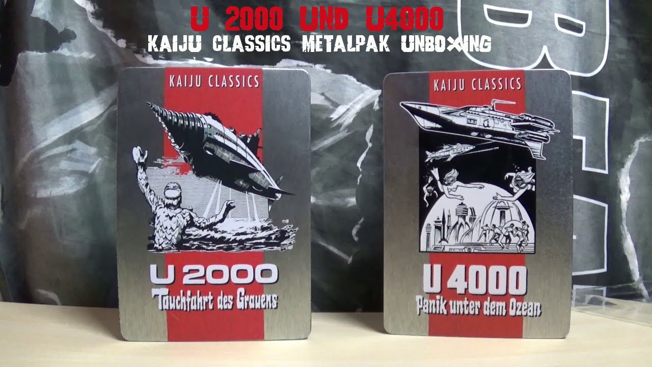 U 2000 und U 4000 - Kaiju Classics Metalpak Unboxing