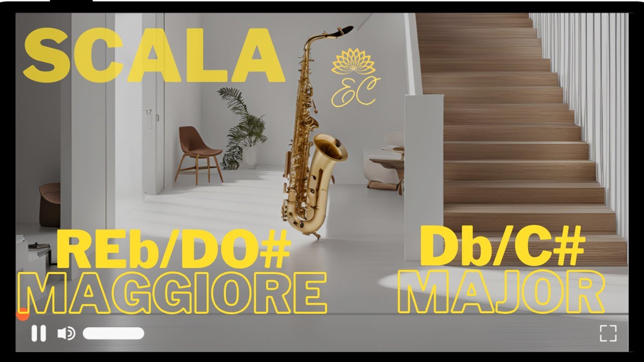 Scala REb Maggiore | Sassofono 🎷 | tutta estensione - Db Major Scale | Saxophone 🎷 | full extension
