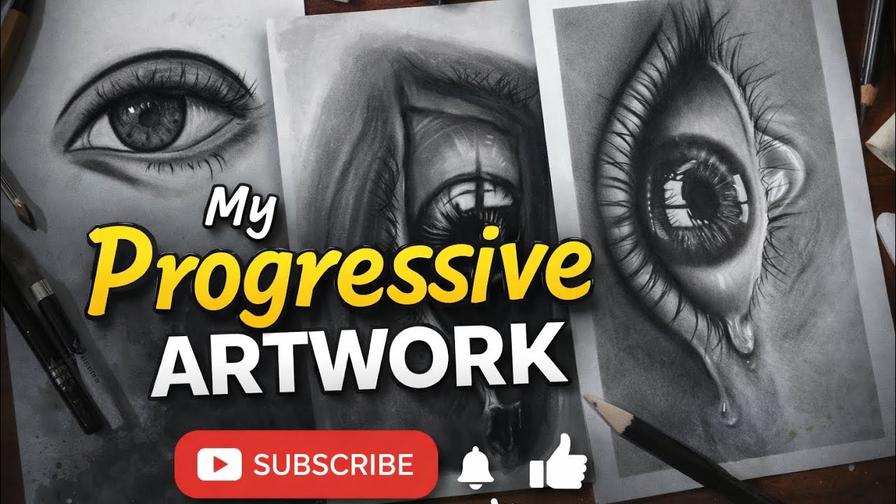 How to draw Eye drawing || Time-lapse video 