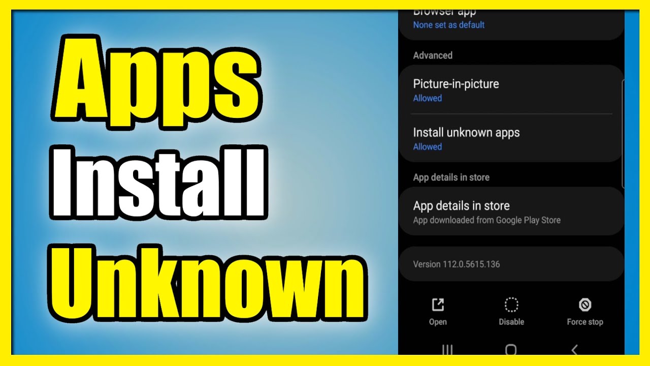 How to Allow Install Apps From Unknown Sources on Android Phone (Fast Method)