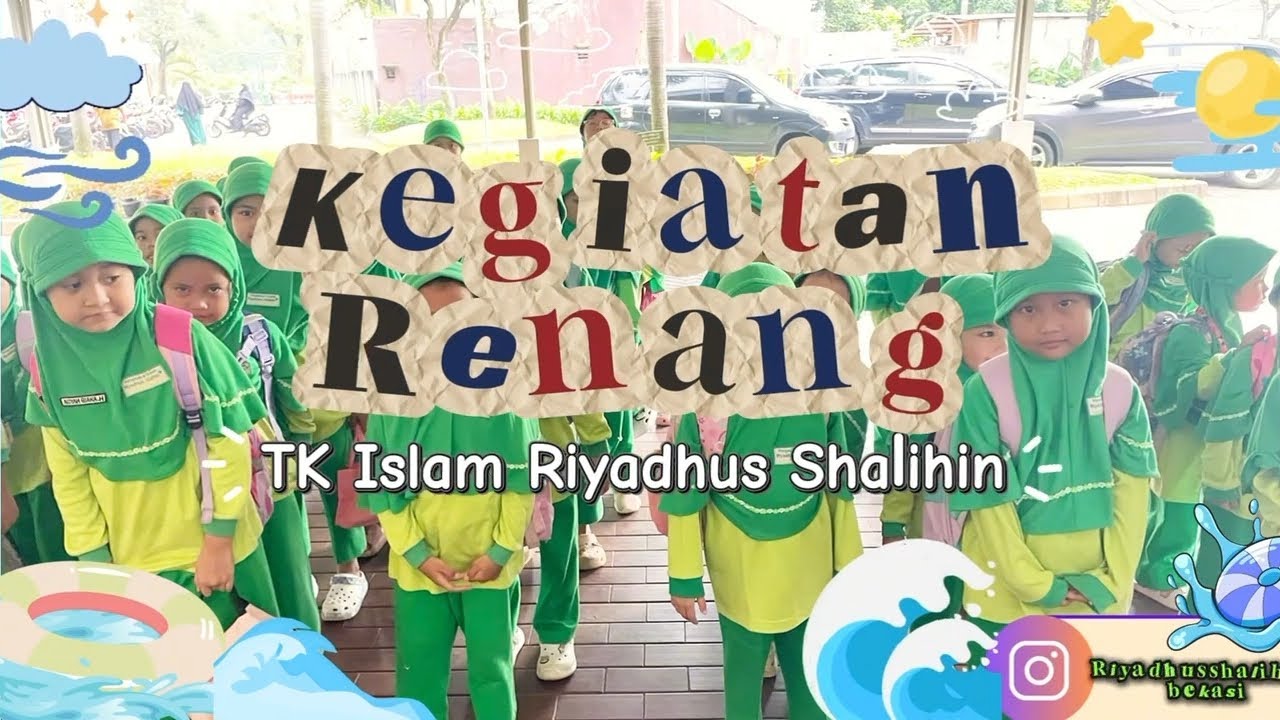 Kegiatan renang akhwat TK A dan TK B