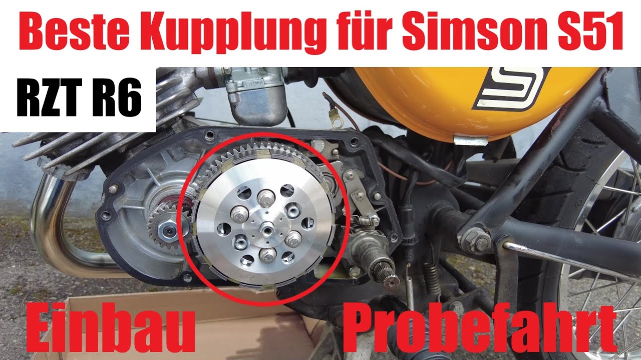 RZT R6 | Beste Kupplung? |  Simson S51 | Einbau Probefahrt Vorstellung