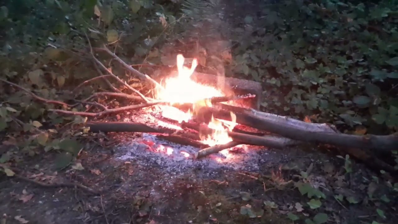 solo hammock camping.