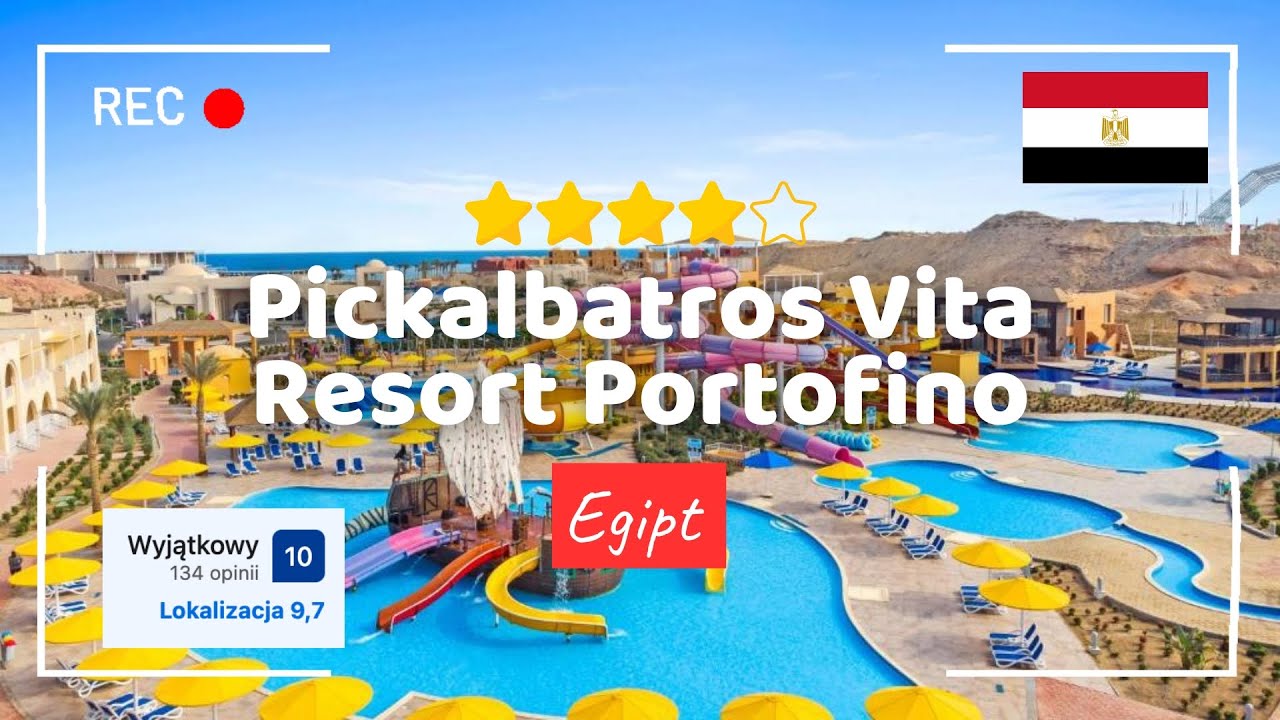 Hotel Pickalbatros Vita Resort Portofino 🇪🇬💚 Marsa Alam, Egipt - Hotel Tour, Aqua Park, Plaża 💛🐫