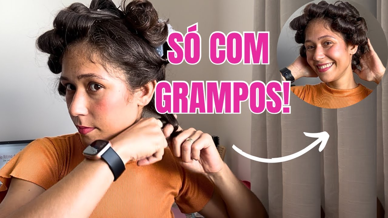 Modelando o cabelo com GRAMPOS✨