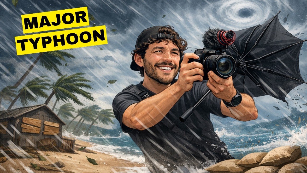 Гуам готовится к мощному тайфуну!!