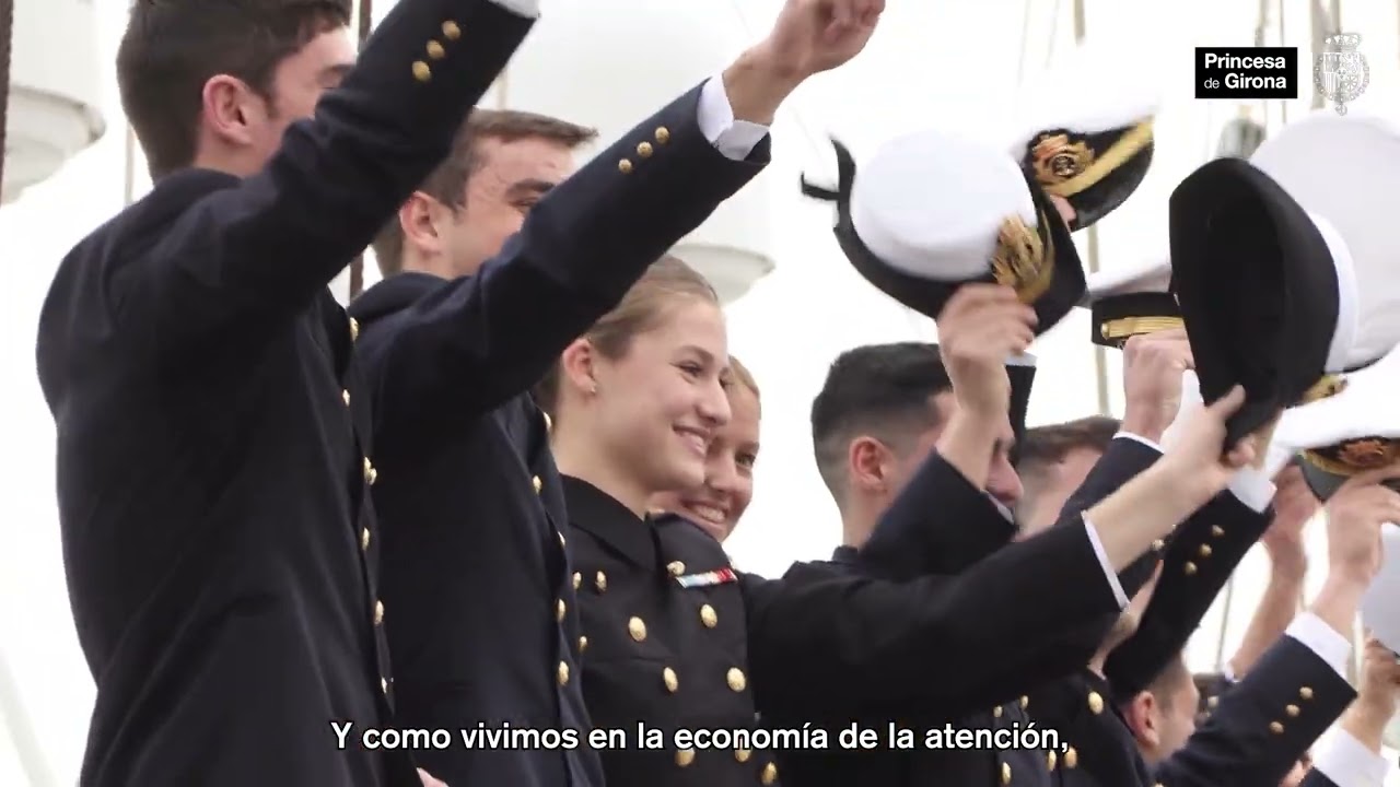 Las palabras de la Princesa de Asturias y de Girona a lo largo de los años