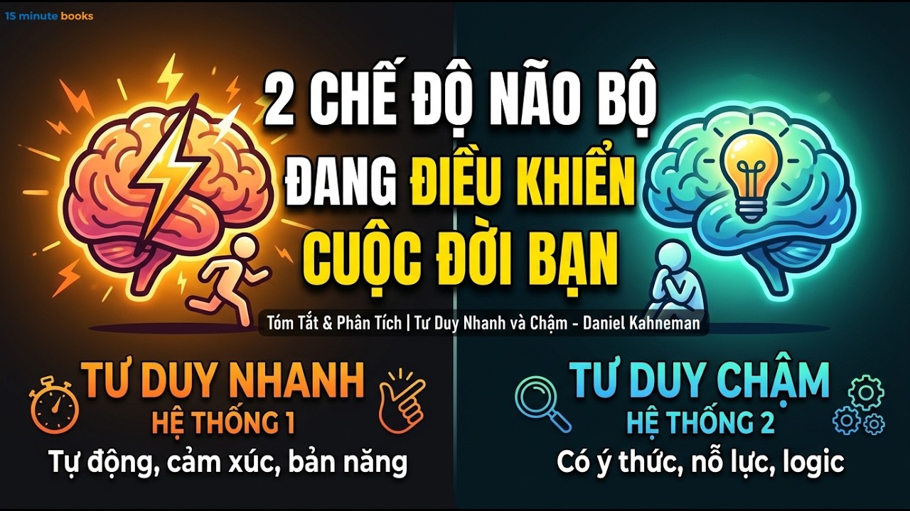 Tư Duy Nhanh Và Chậm – Bí Mật Não Bộ Khiến Bạn Ra Quyết Định Sai Lầm