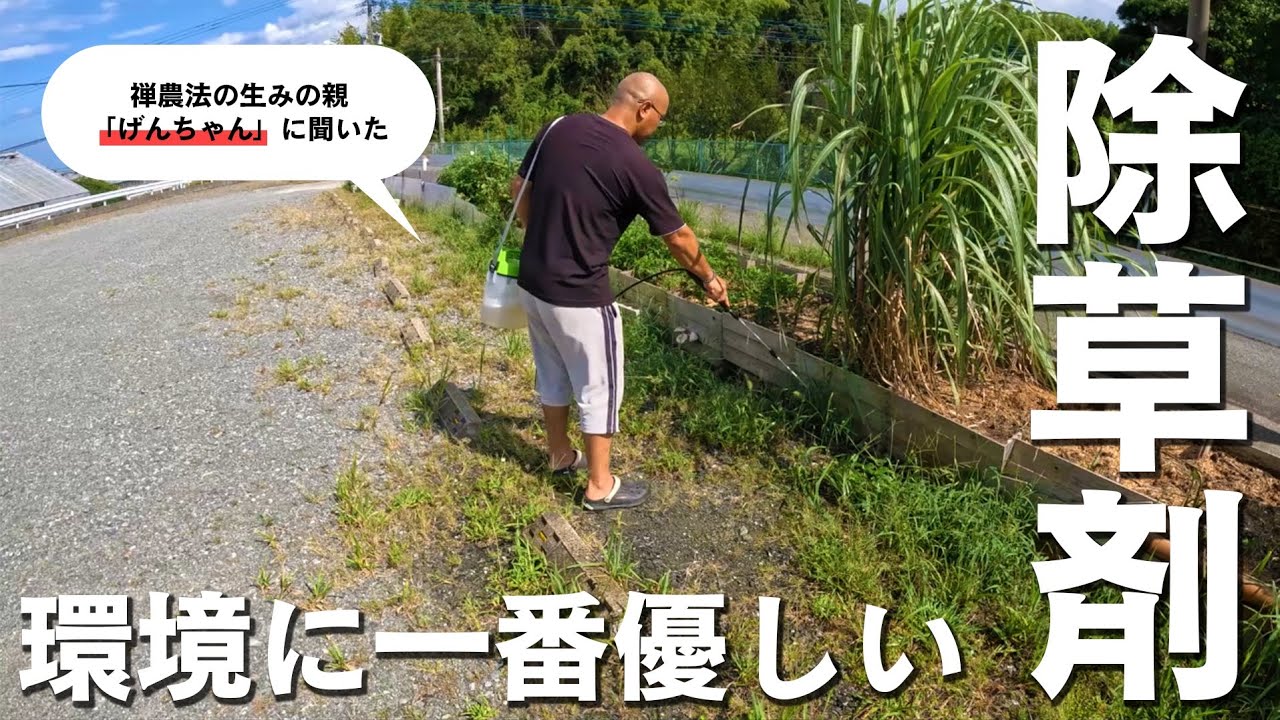 環境に一番優しい除草剤をご紹介！！