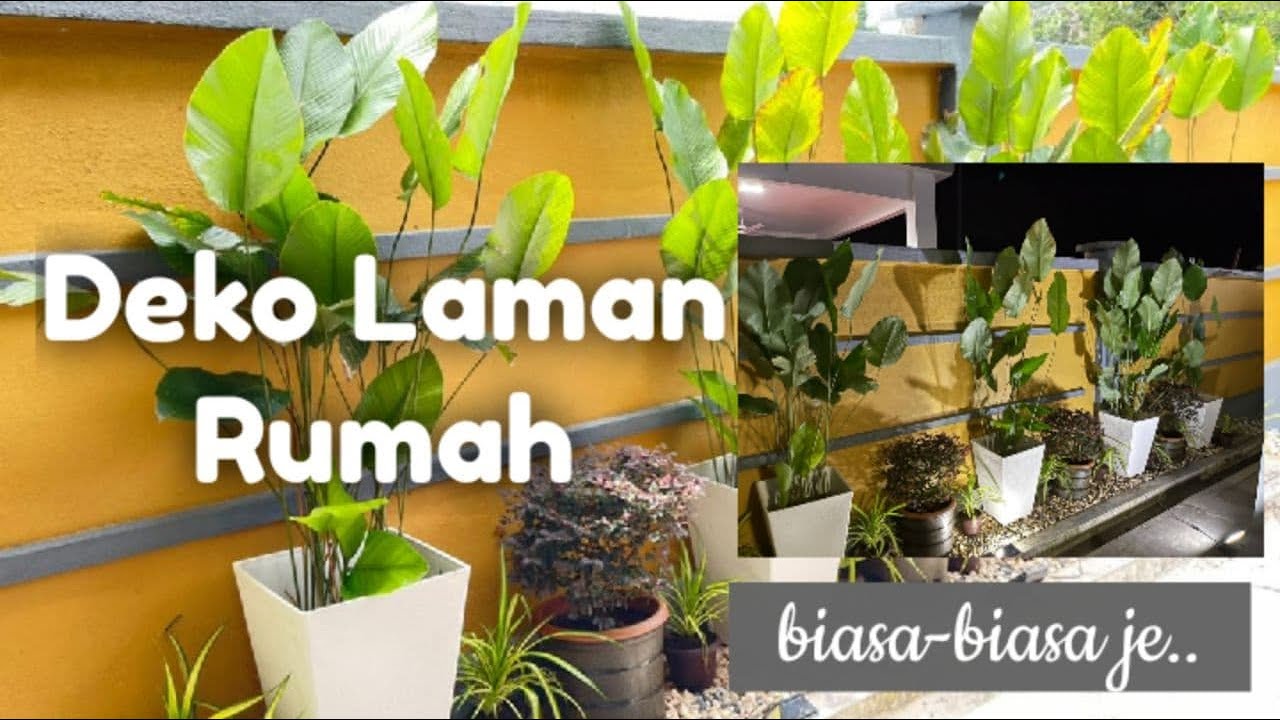 Hias Laman Tepi Rumah Biasa-Biasa Je - Small Landscap Decorations