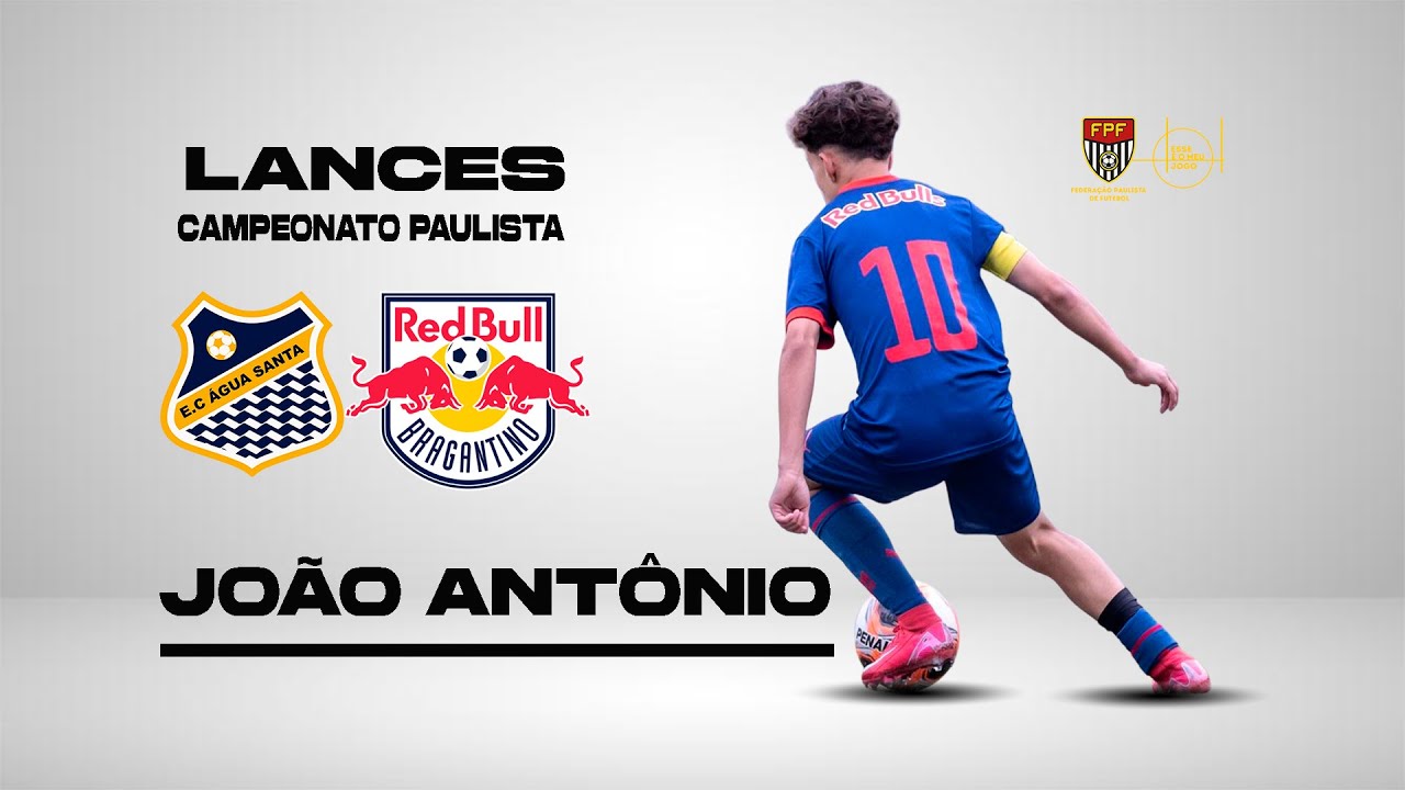 Lances Campeonato Paulista Sub13 Agua Santa x Red Bull Bragatino- João Antônio.