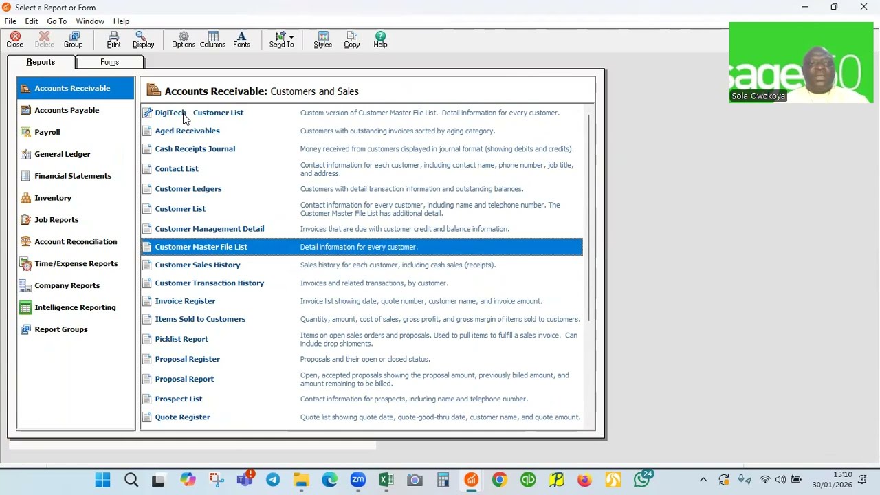 How to View Customer Information Created in Sage 50