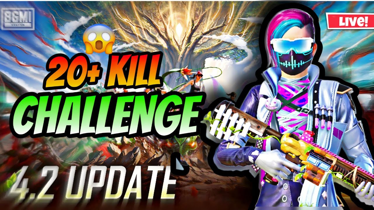 IS THIS POSSIBLE 20+ KILL CHALLENGE  !! BGMI LIVE   #bgmi #bgmilive