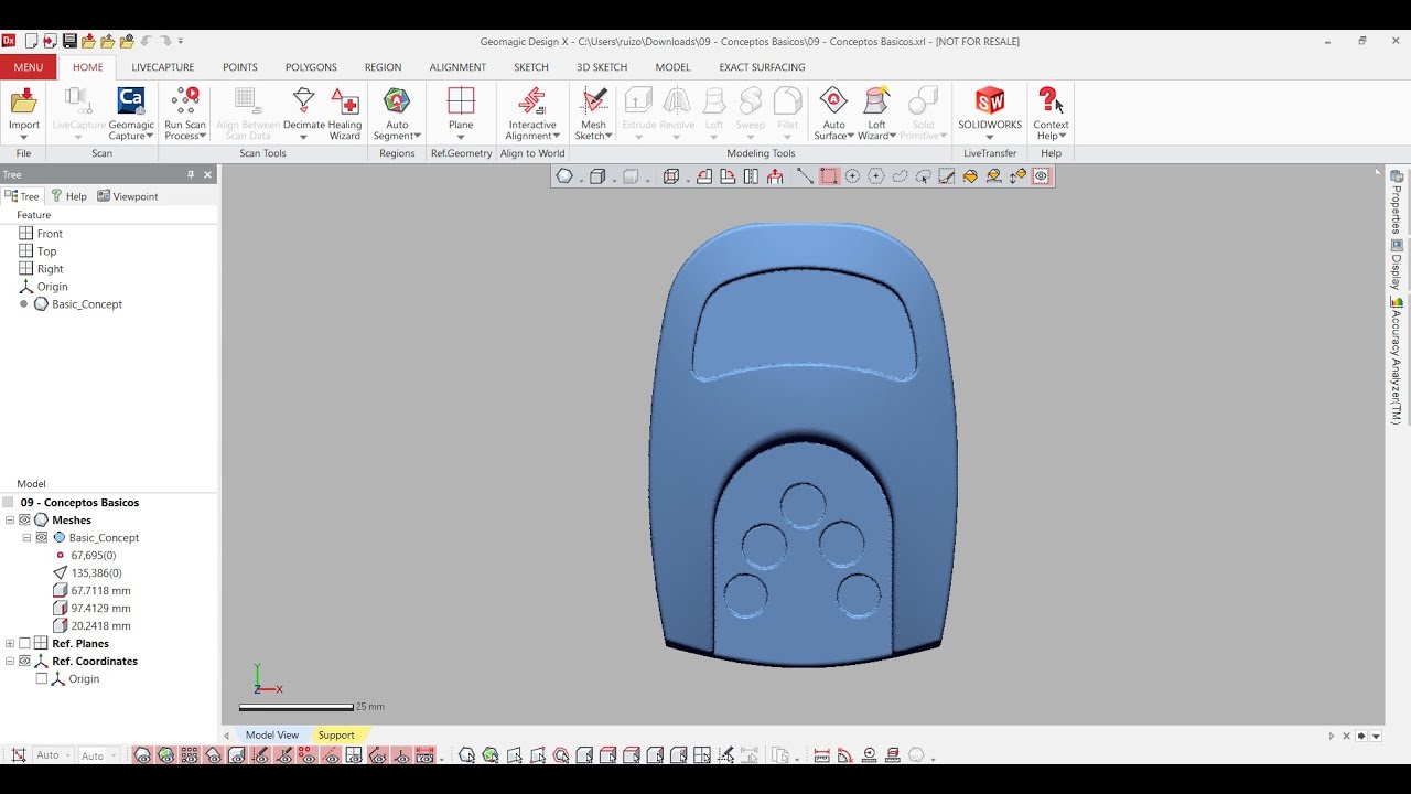 Geomagic Design X | 09 Conceptos Básicos de Ingeniera Inversa