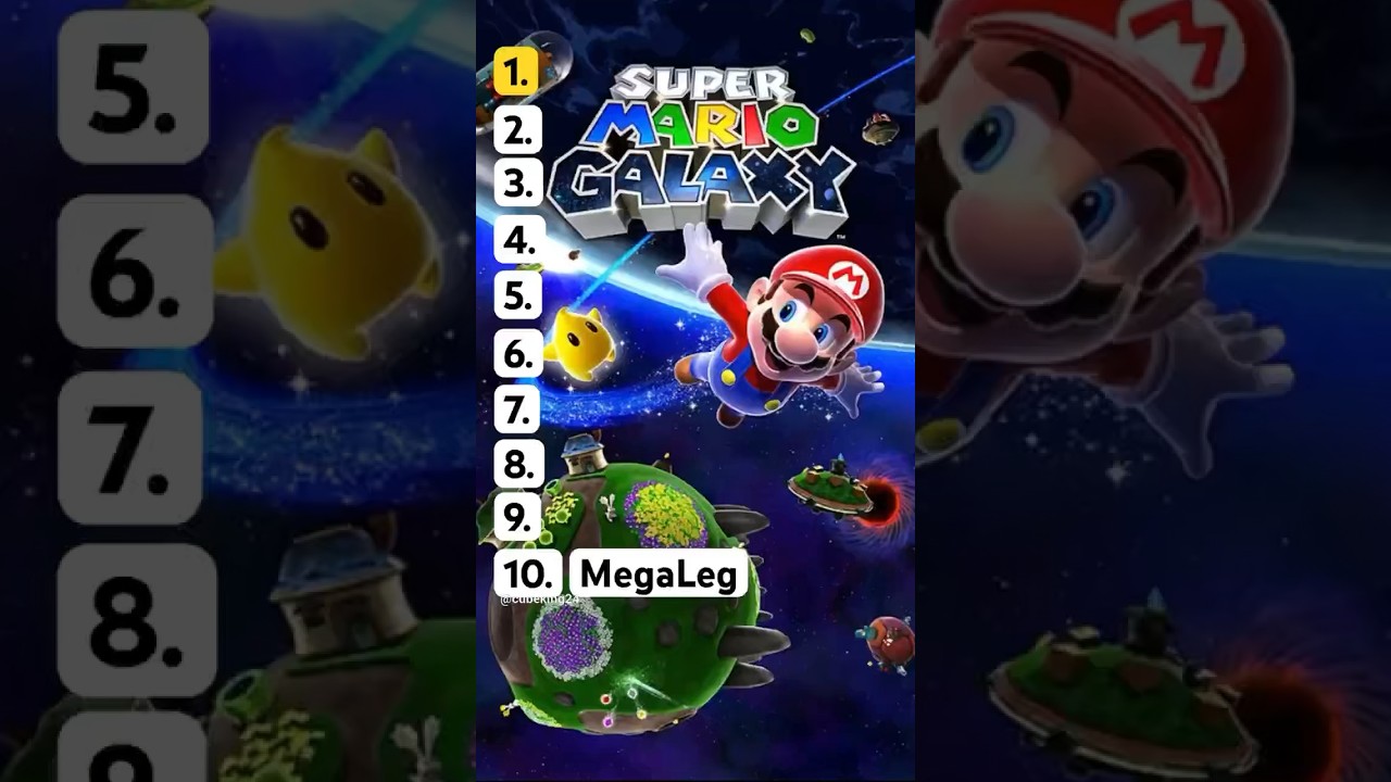 The best super Mario galaxy songs