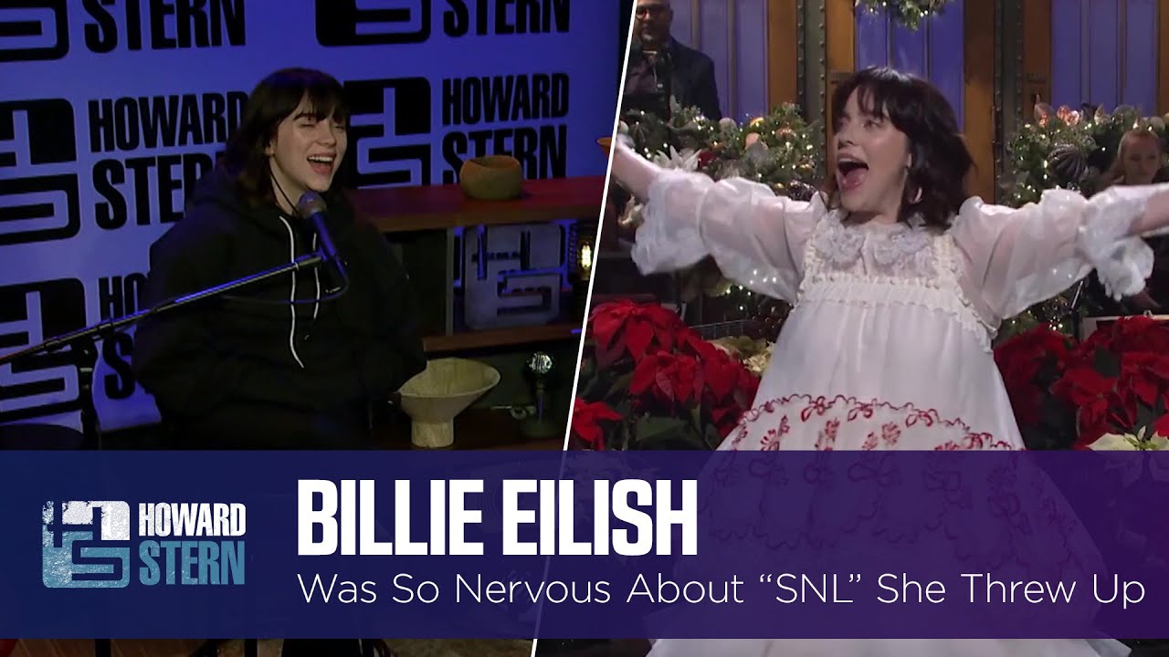 Билли Айлиш так нервничала перед публикацией «SNL», что её вырвало