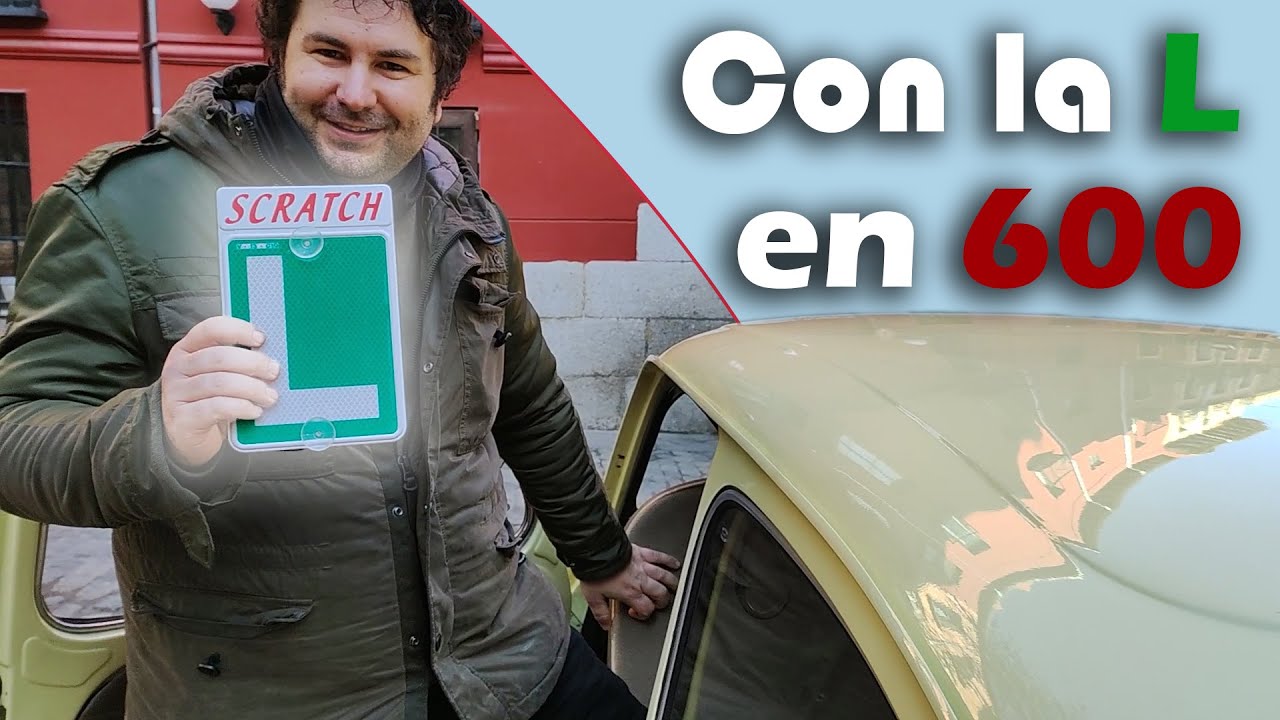 Clases de conducir clásicos para un novato.  ¿El resultado? no salgáis de casa cuando él conduzca.