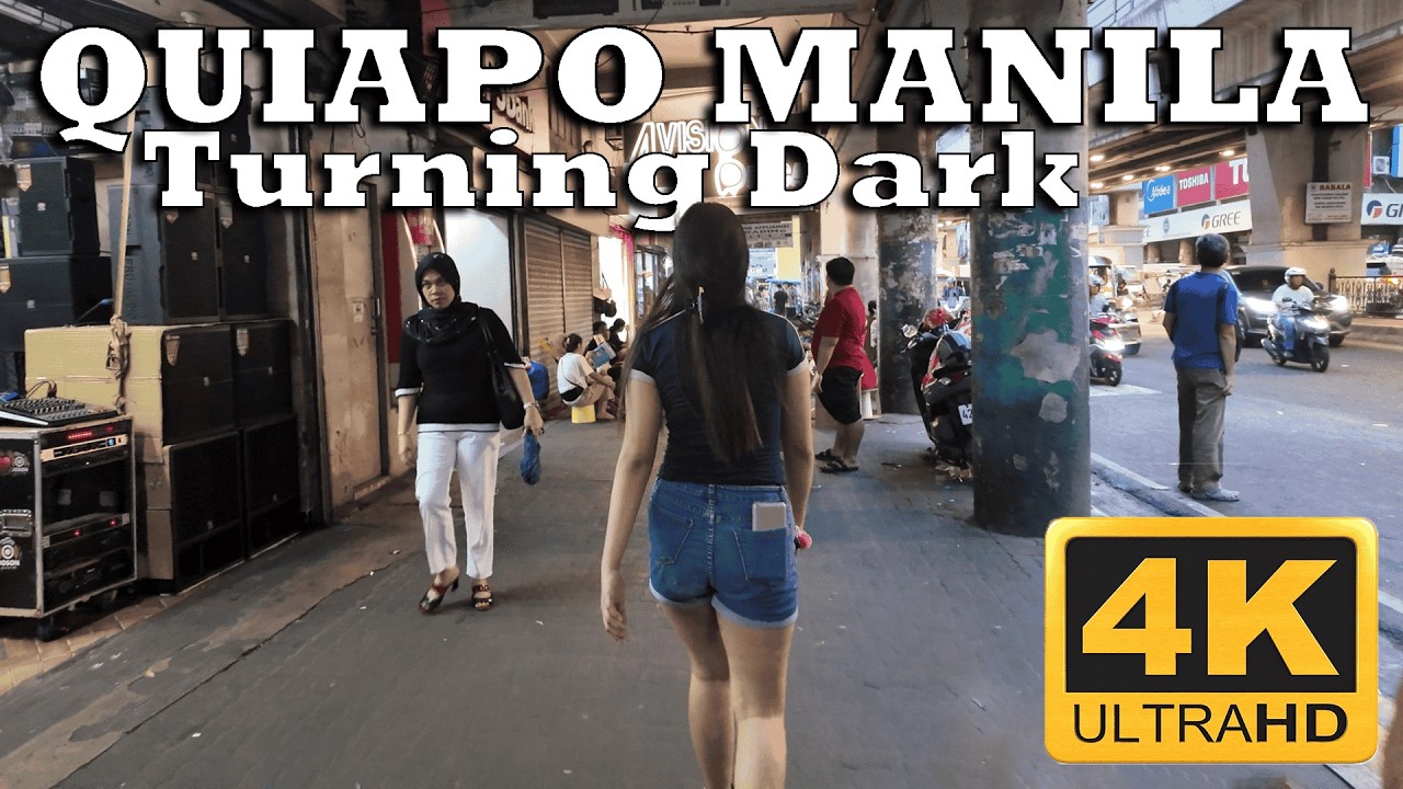 [4K] This is Quiapo Manila - Hidden Gems of the Local Streets in Philippines