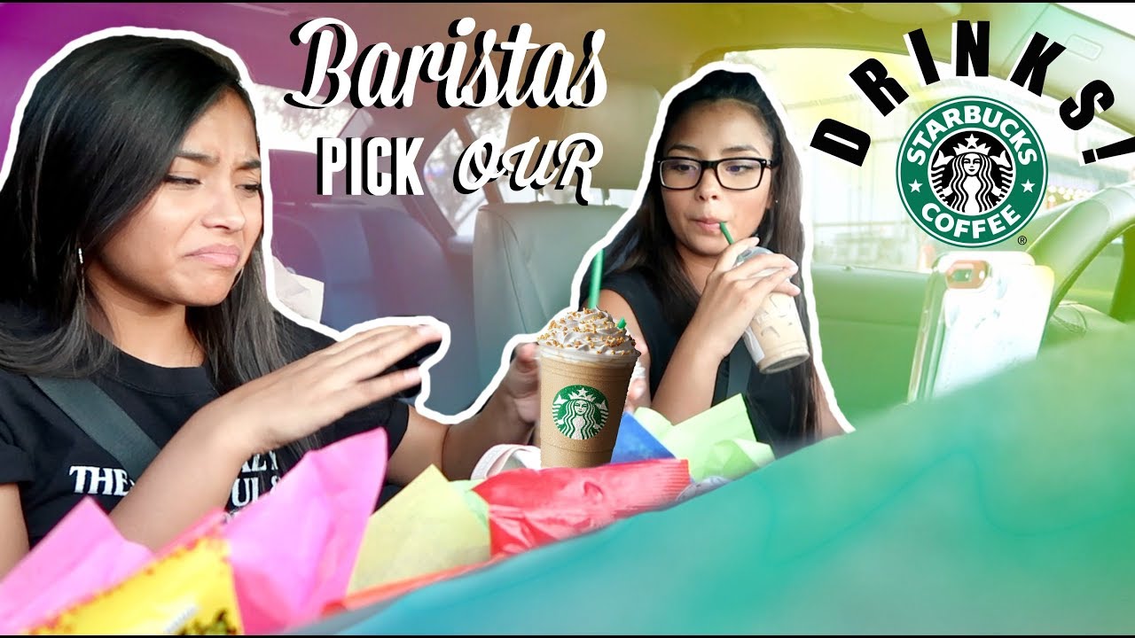 Letting Starbucks Baristas Pick Our Drinks For A Week! | MontoyaTwinz