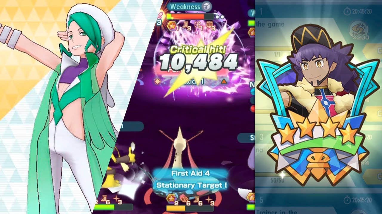 Wallace & Milotic's Mirror Coat Bedazzles Team Break | Pokémon Masters EX (Champion Time Full-Force)