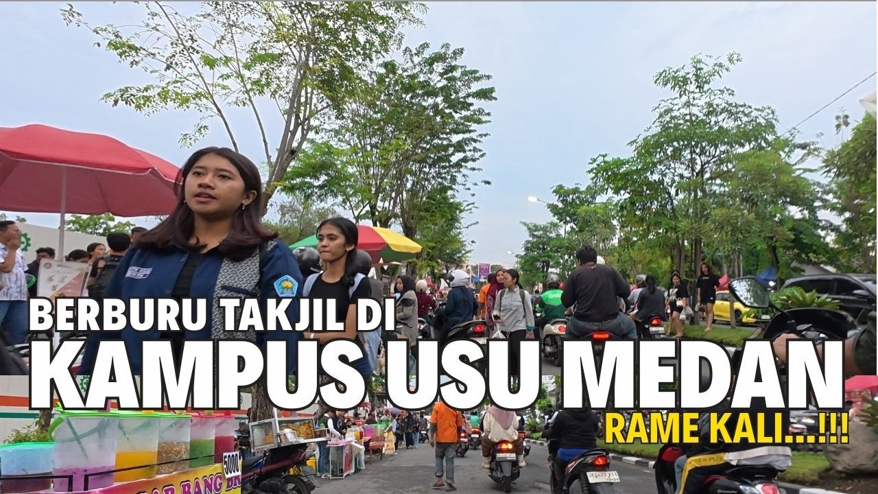 Berburu Takjil Ramadhan di Kampus USU! Deretan Takjil Ini Bikin Ngiler.