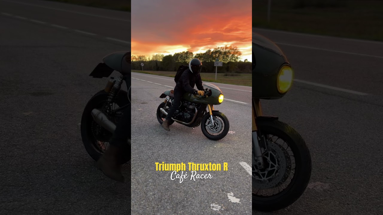 The Ultimate Caf&eacute; Racer 🏍️Triumph Thruxton R