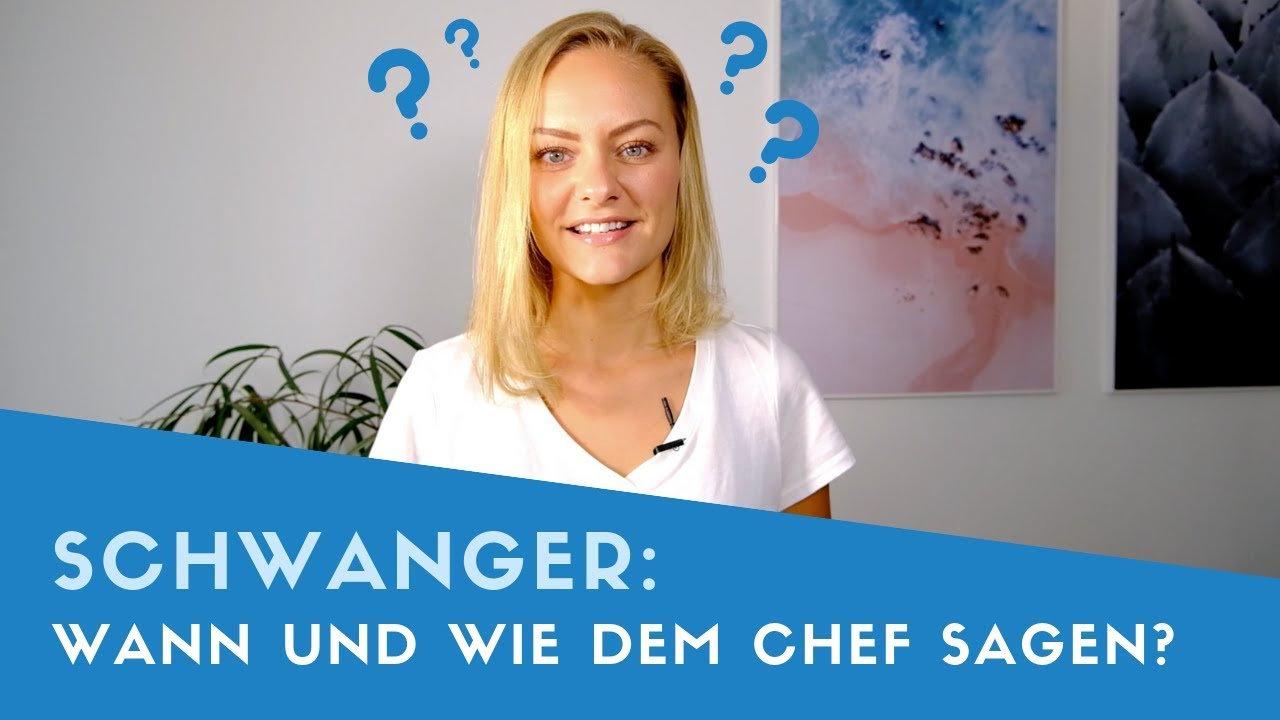 ▶ Schwanger - wann und wie dem Arbeitgeber sagen?