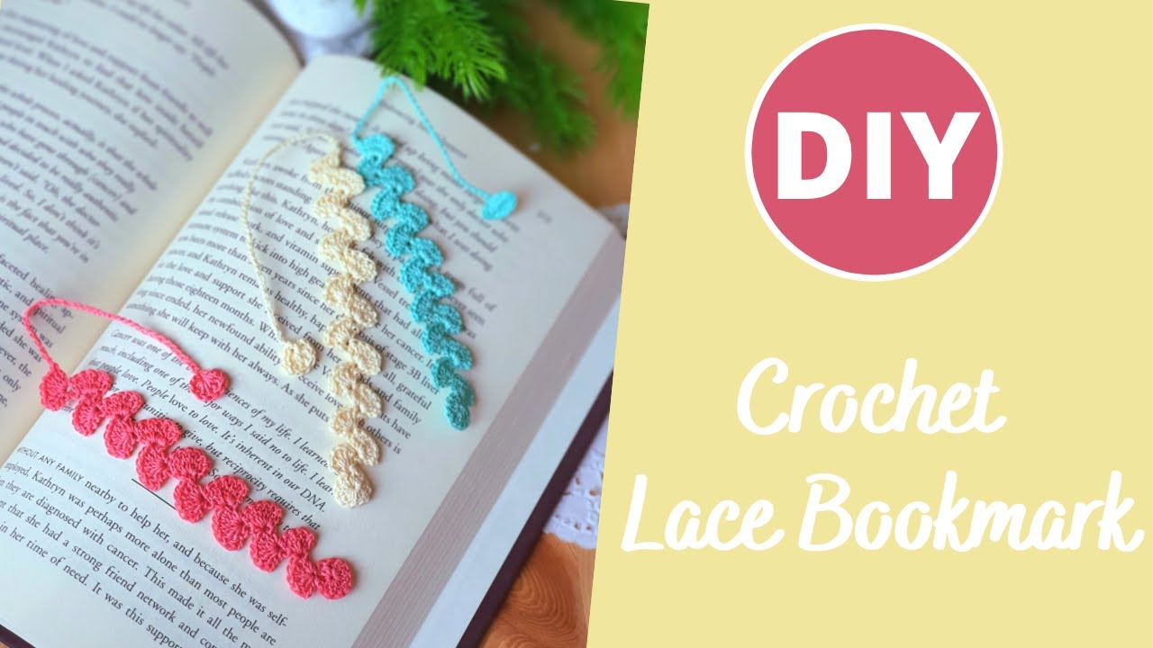 Learn to crochet Lace bookmark for advance beginner crocheters