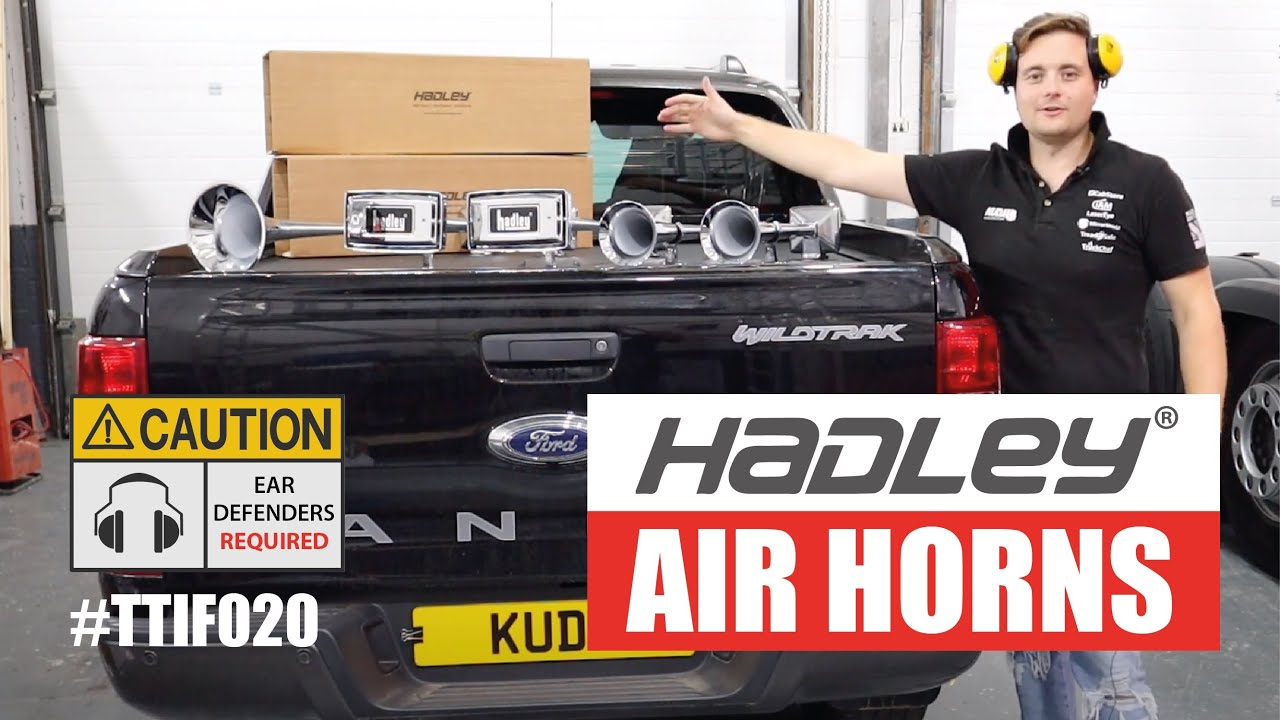 Тестовый звук воздушных гудков Hadley Air Horns, все размеры — Спасибо, грузовик, сегодня пятница...