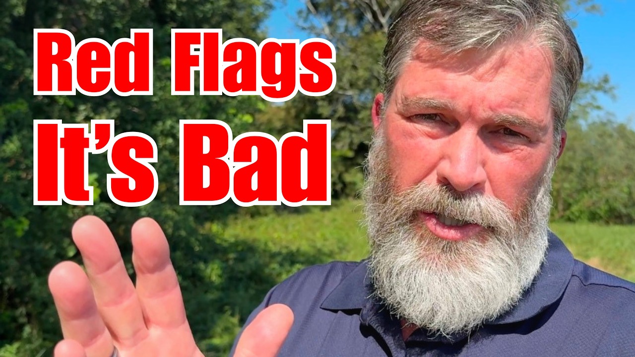 (10 Red Flags) When Buying Land!