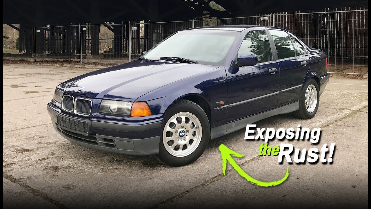 Реставрация BMW E36 — выявление ржавчины — часть 3