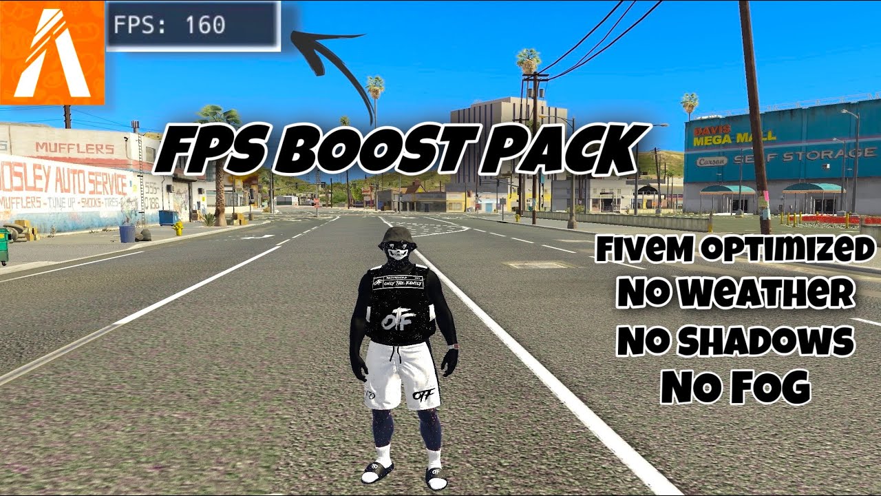 FiveM - FPS Boost Graphics Pack (FiveM OPTIMIZED) +160 FPS (No Shadows, Low Vegetation, Better FPS)