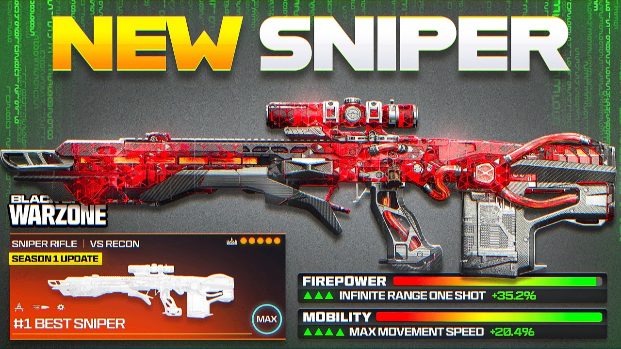 this *NEW* VS RECON META LOADOUT is the BEST SNIPER in BO7 WARZONE! (Best Meta Loadout for Warzone)